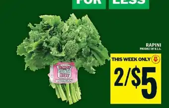 Food Basics RAPINI offer