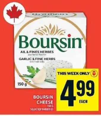 Food Basics Boursin Cheese offer