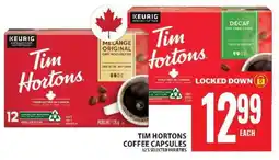 Food Basics TIM HORTONS COFFEE CAPSULES offer