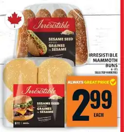 Food Basics Irresistible Mammoth Buns offer