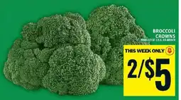 Food Basics BROCCOLI CROWNS offer