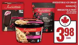 Food Basics Irresistible Ice Cream, Novelties, Fruit offer
