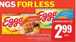 Food Basics Kellogg's Eggo Waffles / French Toaster Sticks offer