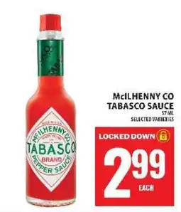 Food Basics McILHENNY CO. TABASCO Sauce offer