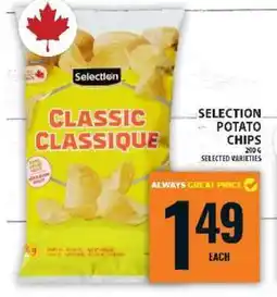 Food Basics SELECTION POTATO CHIPS offer