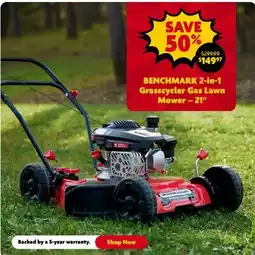 Home Hardware 2-in-1 Grasscycler Gas Lawn Mower offer