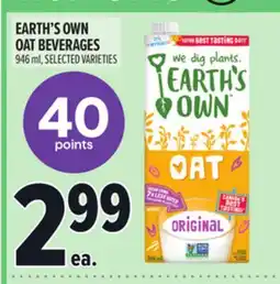 Metro EARTH'S OWN OAT BEVERAGES offer