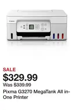 TSC Stores Pixma G3270 MegaTank All in-One Printer offer