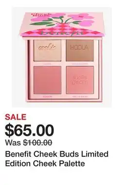 TSC Stores Benefit Cheek Buds Limited Edition Cheek Palette offer