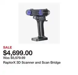 TSC Stores RaptorX 3D Scanner and Scan Bridge offer