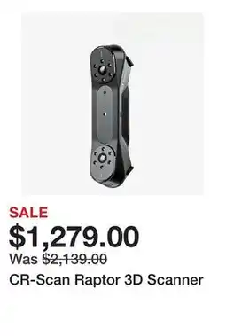 TSC Stores CR-Scan Raptor 3D Scanner offer