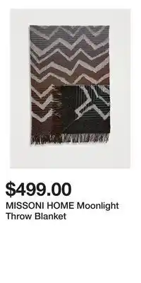 Holt Renfrew MISSONI HOME Moonlight Throw Blanket offer
