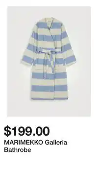 Holt Renfrew MARIMEKKO Galleria Bathrobe offer