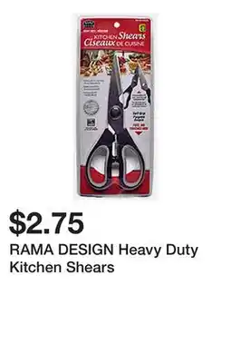 Dollarama RAMA DESIGN Heavy Duty Kitchen Shears offer