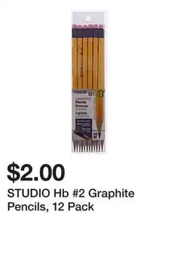 Dollarama STUDIO Hb #2 Graphite Pencils offer