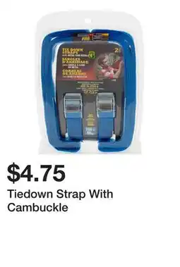 Dollarama Tiedown Strap With Cambuckle offer