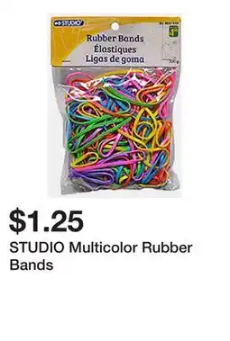 Dollarama STUDIO Multicolor Rubber Bands offer