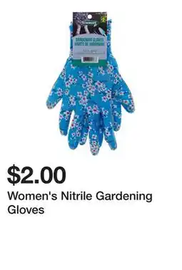 Dollarama Women's Nitrile Gardening Gloves offer