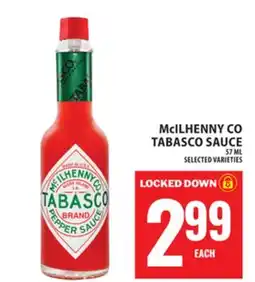 Food Basics McILHENNY CO TABASCO SAUCE offer