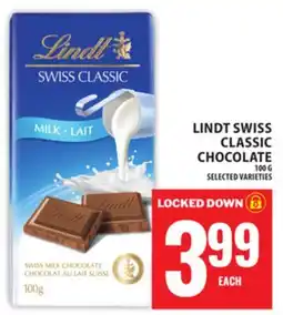 Food Basics LINDT SWISS CLASSIC CHOCOLATE offer