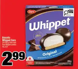 Super C biscuits Whippet Dare offer
