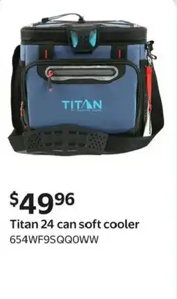 Walmart Titan 24 can soft cooler offer