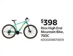 Walmart Rinx High End Mountain Bike, 700C offer