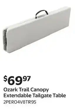 Walmart Ozark Trail Canopy Extendable Tailgate Table offer