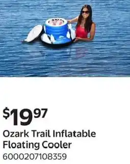 Walmart Ozark Trail Inflatable Floating Cooler offer