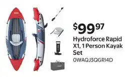 Walmart Hydroforce Rapid X1, 1 Person Kayak Set offer