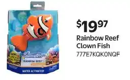 Walmart Rainbow Reef Clown Fish offer