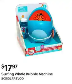 Walmart Surfing Whale Bubble Machine offer