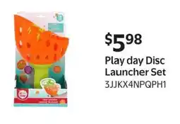 Walmart Play day Disc Launcher Set offer