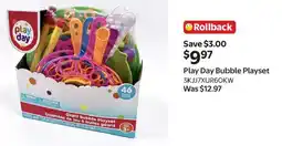 Walmart Play Day Bubble Playset offer