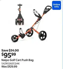 Walmart Naipo Golf Cart Push Bag offer
