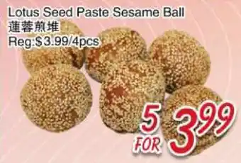 Foody Mart Lotus Seed Paste Sesame Ball offer
