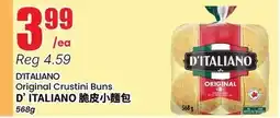 Btrust Supermarket D'ITALIANO Original Crustini Buns offer