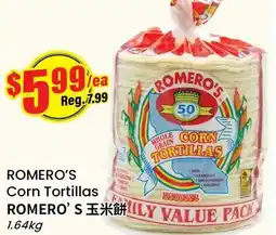 Btrust Supermarket ROMERO'S Corn Tortillas offer