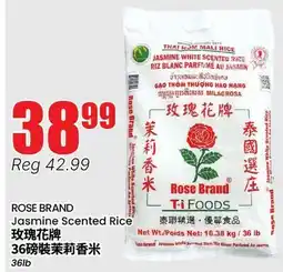 Btrust Supermarket ROSE BRAND Jasmine Scented Rice offer