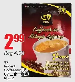 Btrust Supermarket G7 Instant Coffeemix 3in1 offer