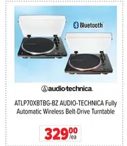 2001 Audio Video ATLP70XBTBG-BZ Fully Automatic Wireless Belt-Drive Turntable offer