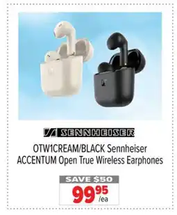 2001 Audio Video OTW1CREAM/BLACK ACCENTUM Open True Wireless Earphones offer