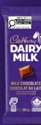 Walmart CADBURY DAIRY MILK chocolate bar offer