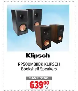 2001 Audio Video RP500MBIIBK KLIPSCH Bookshelf Speakers offer