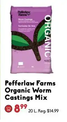 Sheridan Nurseries Pefferlaw Farms Organic Worm Castings Mix offer