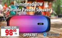 2001 Audio Video SPPA7BT Illuminated 30W Portable Passive Speaker offer
