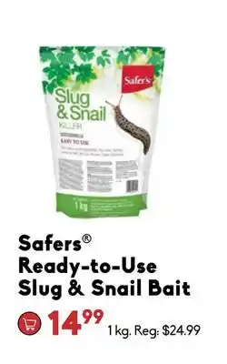 Sheridan Nurseries Safers Ready-to-Use Slug & Snail Bait offer