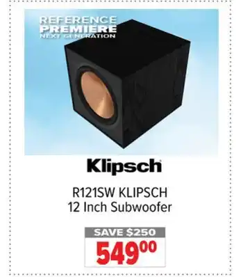 2001 Audio Video R121SW KLIPSCH 12 Inch Subwoofer offer