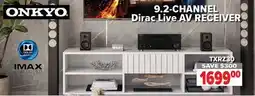 2001 Audio Video TXRZ30 9.2-CHANNEL Dirac Live AV RECEIVER offer
