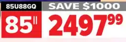 2001 Audio Video 85U88GQ HISENSE MINI-LED PRO 85 TV offer